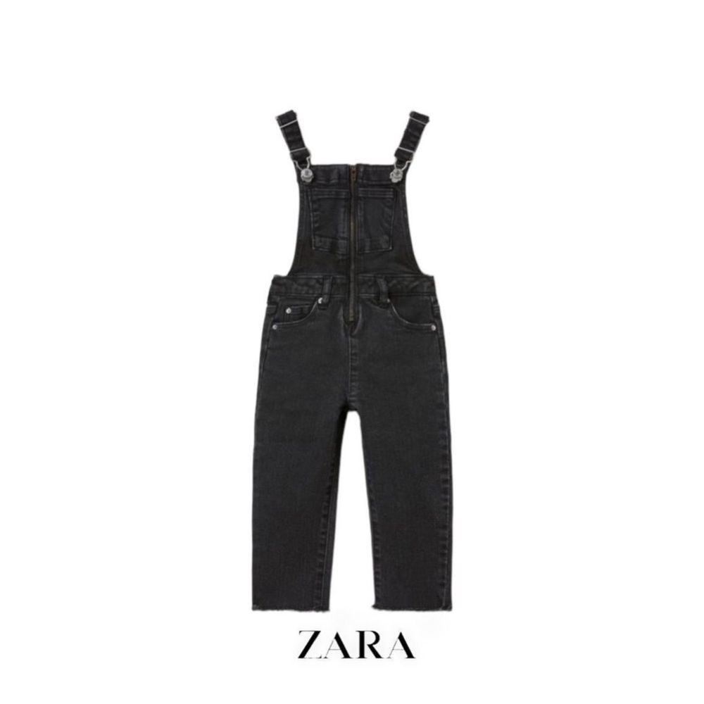 KIDS black overalls